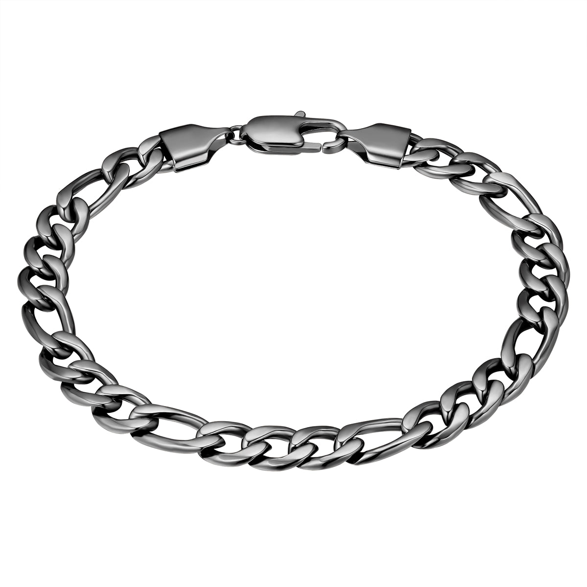 Armband Edelstahl gunmetal