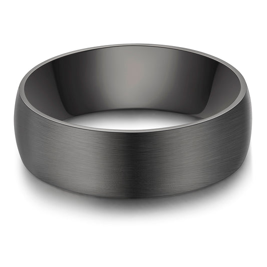 Ring Edelstahl gunmetal