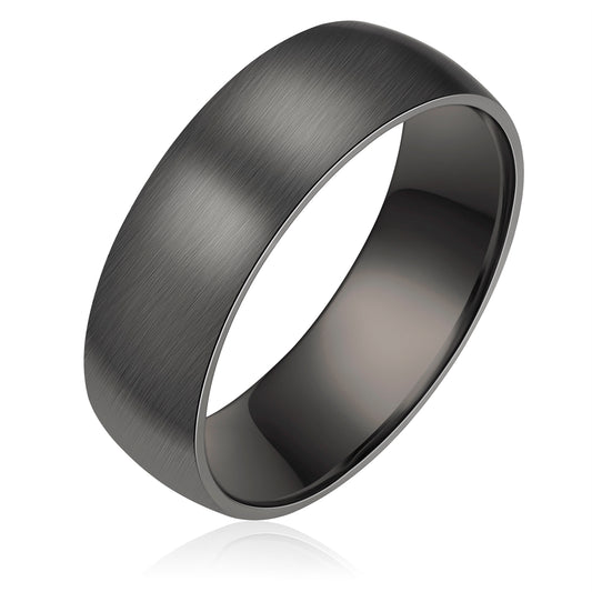 Ring Edelstahl gunmetal