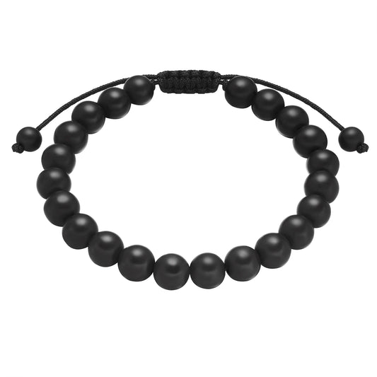 Armband Achat schwarz