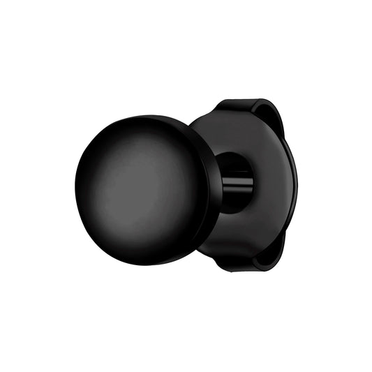 Ohrstecker Edelstahl schwarz