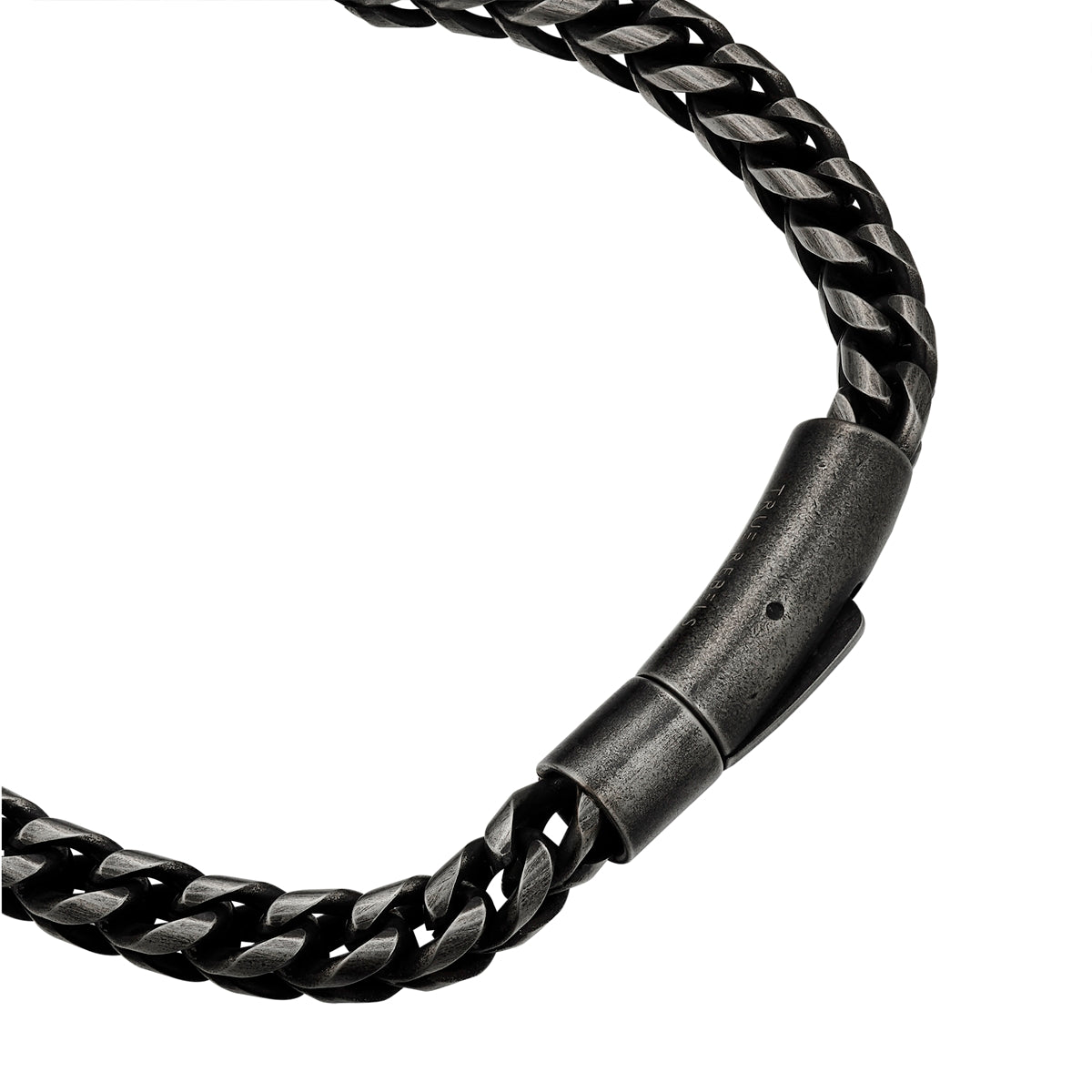 Armband Edelstahl gunmetal