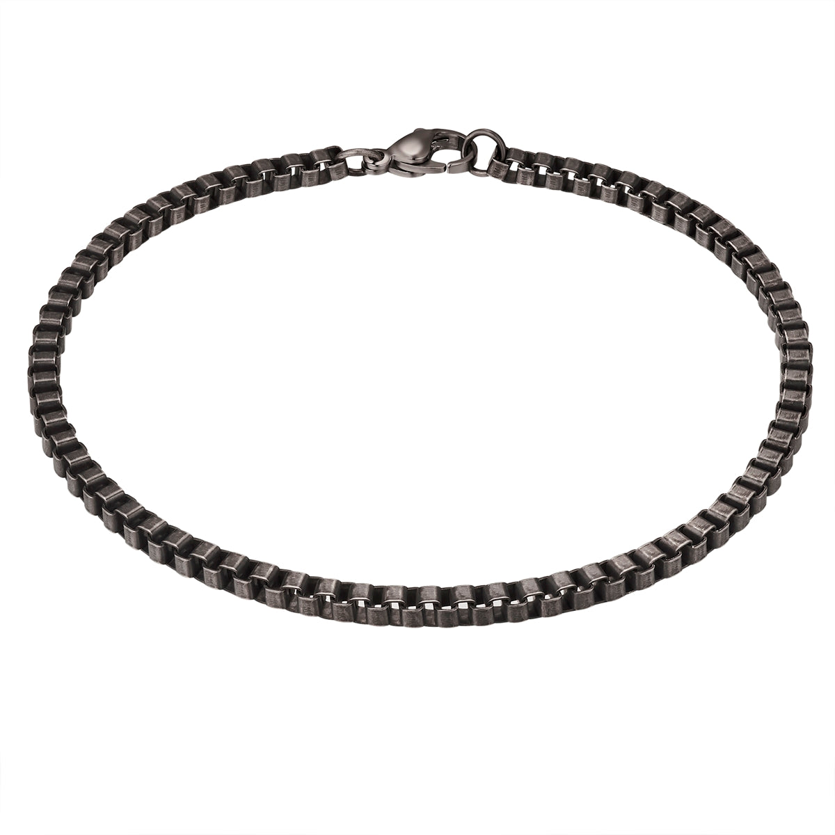 Armband Edelstahl gunmetal